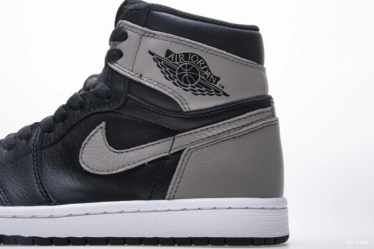 OG  1 555088-013 Retro Black Gray Air Shadow Jordan High 0313